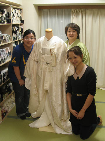 花嫁衣裳の着付