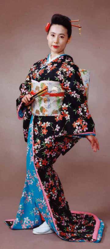時代衣裳の着付